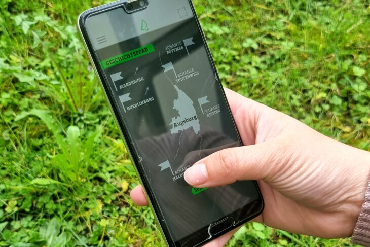 Geocaching an der Haldenburg