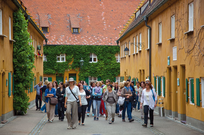 augsburg tourist map